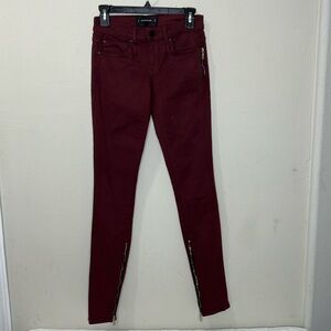 Calvin Rucker Maroon Jeans